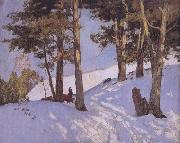 Maurice cullen Logging in Winter,Beaupre (nn02) Sweden oil painting artist
